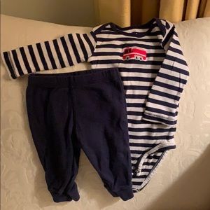 Carter’s 6mos. Navy/White